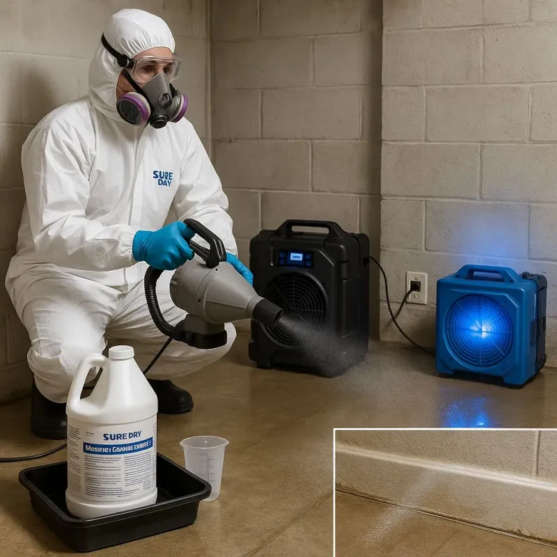Sanitization and Odor Removal process in Cabin John, MD